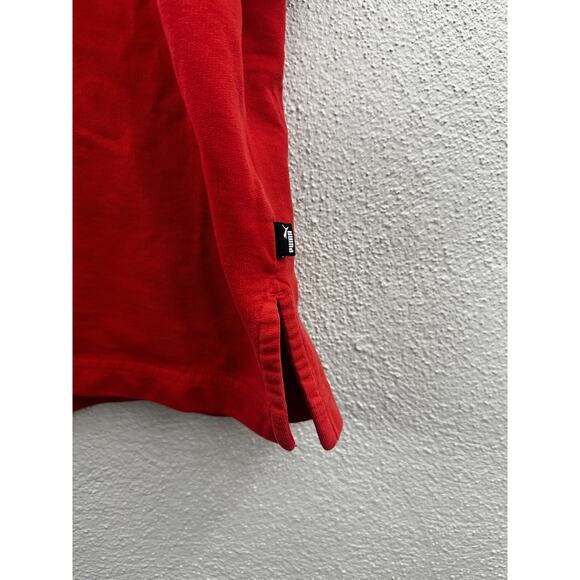 Puma Mens Camo Pack Sweatshirt Hoodie Size Small Red Short Sleeve Logo - Picture 4 of 14